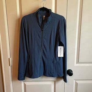 NWT Athleta Shanti Salutation Jacket -IBLU Large